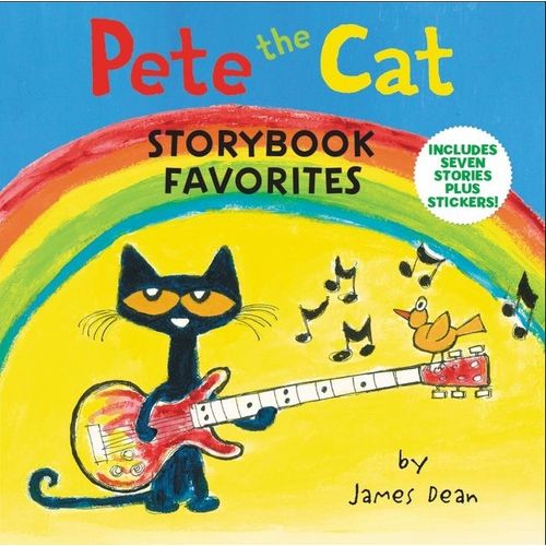 PETE THE CAT STORYBOOK FAVORITES - JAMES DEAN - W/ STICKERS