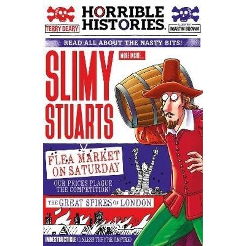 SLIMY STUARTS - HORRIBLE HISTORIES (NEWSPAPER EDITION)