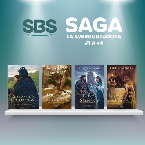 SAGA LA AVERGONZADORA LIBRO 1 AL 4 - LENE KAABERBOL