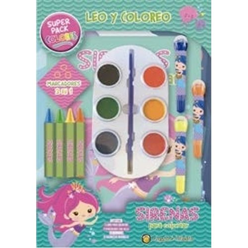 SIRENAS PARA COLOREAR - SUPER PACK COLORES