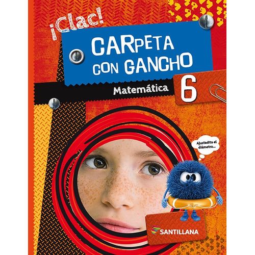 CARPETA CON GANCHO 6 - MATEMATICA 6 CLAC