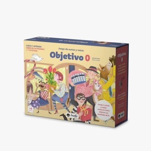 OBJETIVO 0 - JUEGO DE SUMAS Y RESTAS - LIBRO + FICHAS