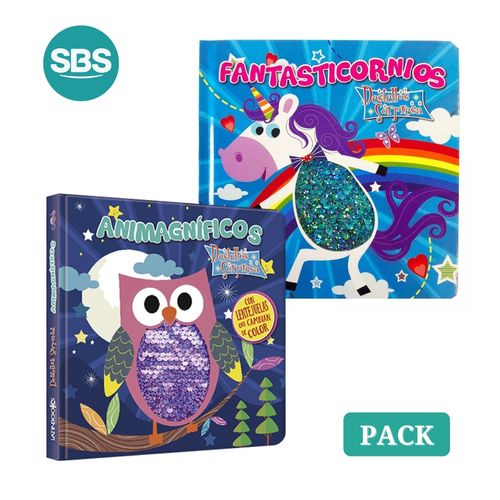 DESTELLOS SORPRESA - ANIMAGNIFICOS - FANTASTICORNIOS - 2 LIB