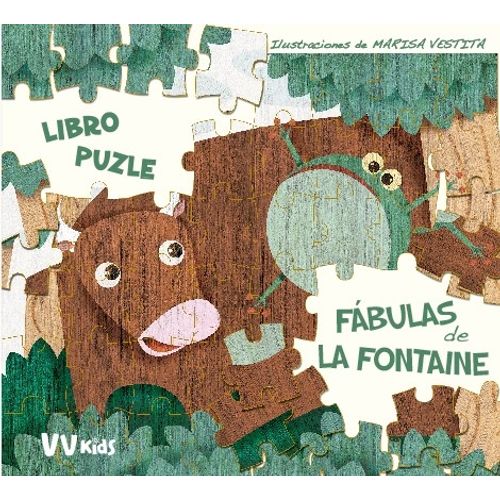 FABULAS DE LA FONTAINE - LIBROS PUZLE - VV KIDS (TAPA DURA) FABULAS DE LA FONTAINE - LIBROS PUZLE - VV KIDS (TAPA DURA)