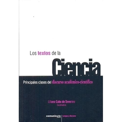 LOS TEXTOS DE LA CIENCIA - LILIANA CUBO DE SEVERINO