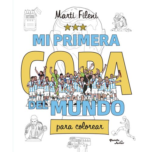 MI PRIMERA COPA DEL MUNDO PARA COLOREAR - MARTINA FILENI