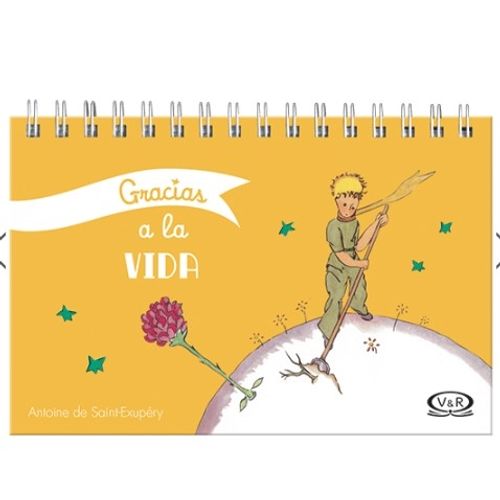 LIBRO DE MESA GRACIAS A LA VIDA - ANTOINE DE SAINT EXUPERY