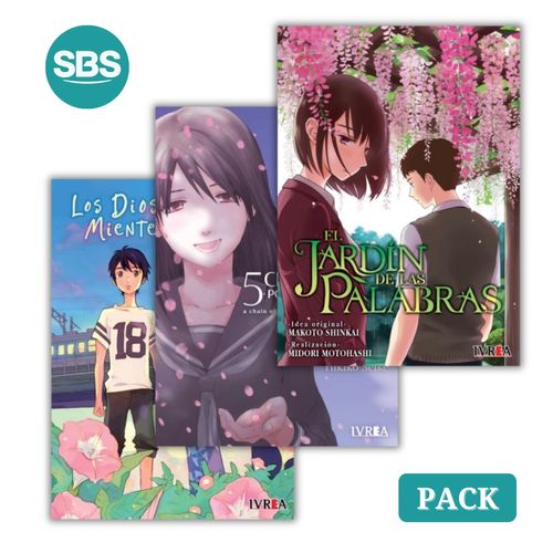 PACK LOS DIOSES MIENTEN + 5 CENTIMETROS POR SEGUNDO + EL JAR