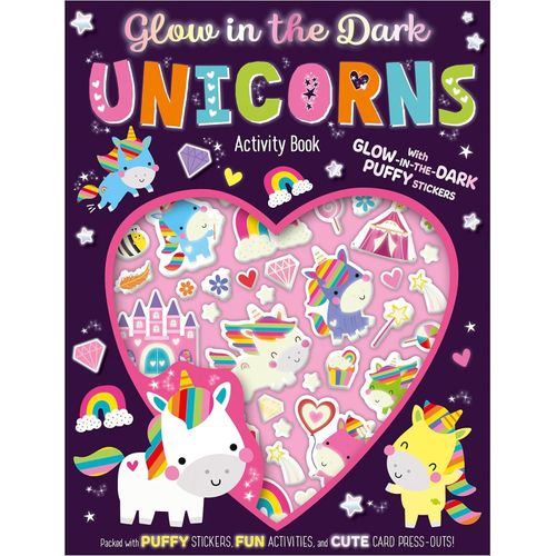 GLOW IN THE DARK - UNICORNS - ACTIVITY BOOK