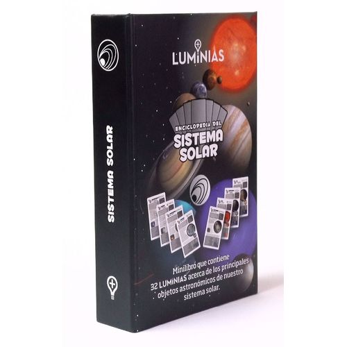 ENCICLOPEDIA SISTEMA SOLAR - LUMINIAS CLAP ESTUCHE+ CARTAS