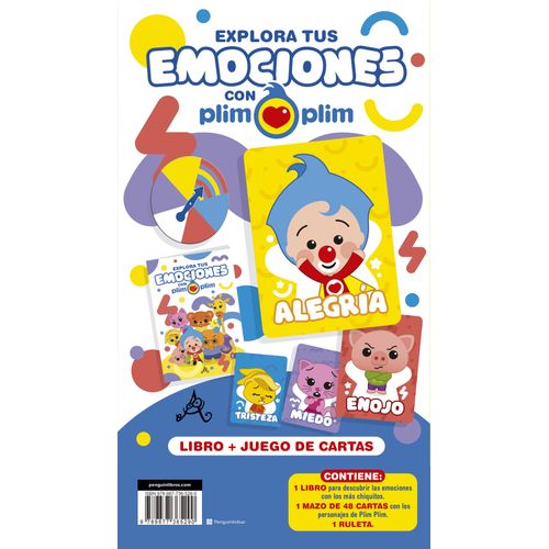 EXPLORA TUS EMOCIONES CON PLIM PLIM- LIBRO + JUEGO DE CARTAS