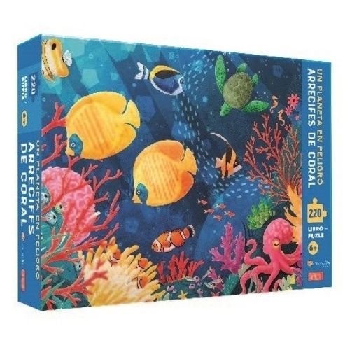 ARRECIFES DEL CORAL ( LIBRO + PUZZLE 220 PIEZAS )
