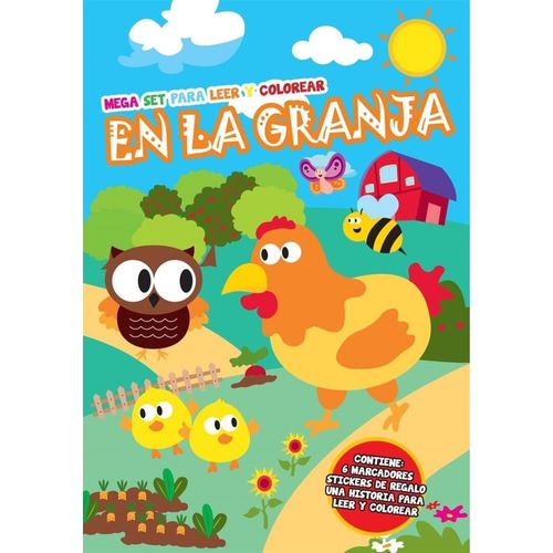 EN LA GRANJA - MEGA SET PARA LEER Y COLOREAR