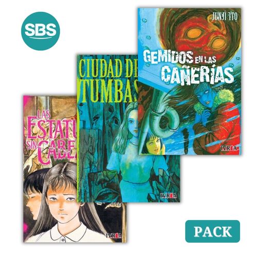 PACK JUNJI ITO CIUDAD DE TUMBAS + LAS ESTUTAS SIN CABEZA + G
