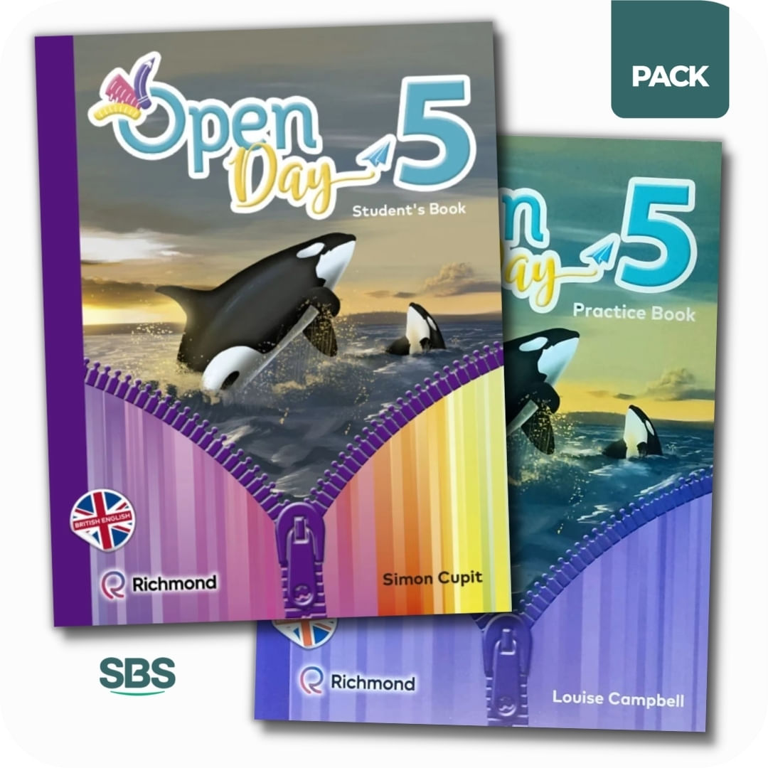OPEN DAY 5 - STUDENT'S BOOK + WORKBOOK PACK - 2 LIBROS