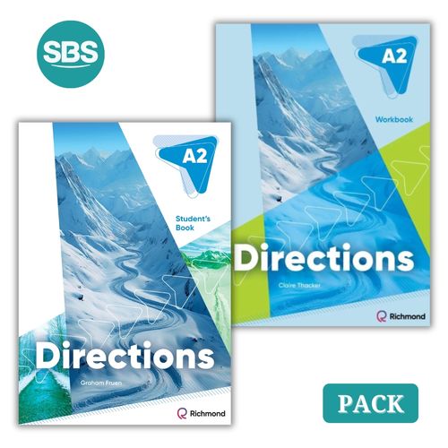 DIRECTIONS A2 - STUDENT'S BOOK + WORKBOOK  - 2 LIBROS