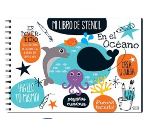 EN EL OCEANO - MI LIBRO DE STENCIL EN EL OCEANO - MI LIBRO DE STENCIL