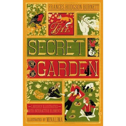 THE SECRET GARDEN - (ILLUSTRATED WITH INTERACTIVE ELEMENTS)