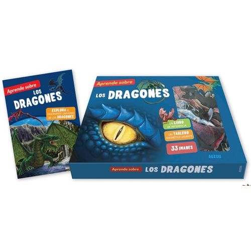 APRENDE SOBRE LOS DRAGONES - LIBRO + TABLERO GIGANTE IMANTAD