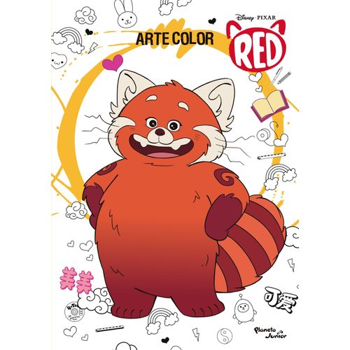 ARTE COLOR CON FRASES - RED - DISNEY