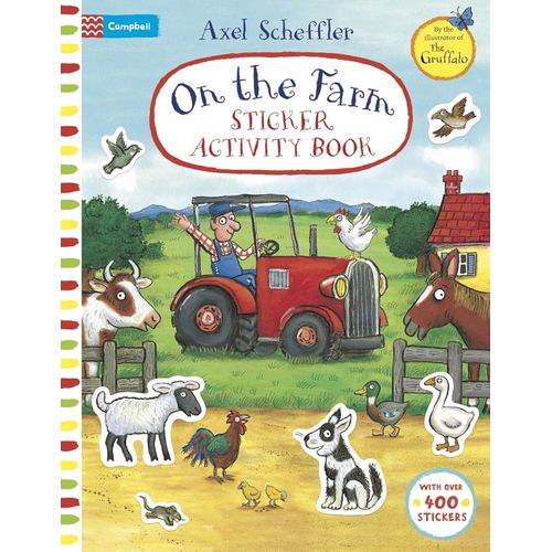 ON THE FARM - STICKER ACTIVITY BOOK - AXEL SCHEFFER