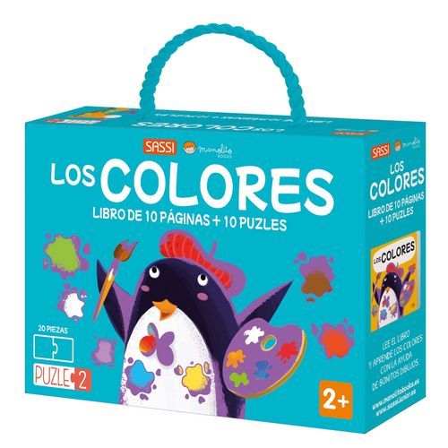 LOS COLORES - LIBRO DE 10 PAGINAS + 10 PUZLES