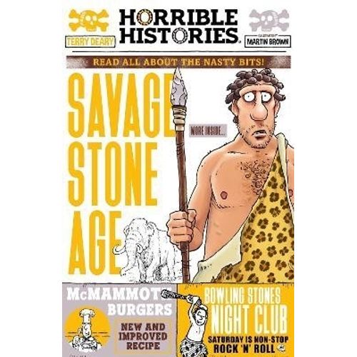 SAVAGE STONE AGE - HORRIBLE HISTORIES (NEWSPAPER EDITION)