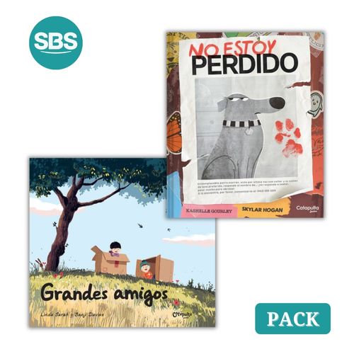 PACK GRANDES AMIGOS + NO ESTOY PERDIDO - 2 LIBROS