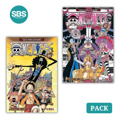 PACK ONE PIECE THRILLER BARK - VOL 46 Y 47 - 2 LIBROS