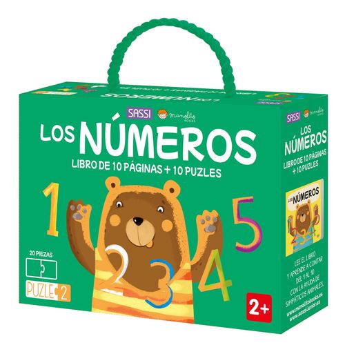 LOS NUMEROS - LIBRO DE 10 PAGINAS + 10 PUZLES