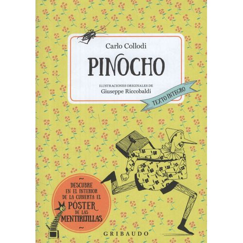 PINOCHO - TEXTO INTEGRO + POSTER - CARLO COLLODI TAPA DURA