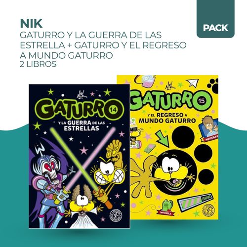 GATURRO 14 Y 15 - 2 LIBROS - NIK