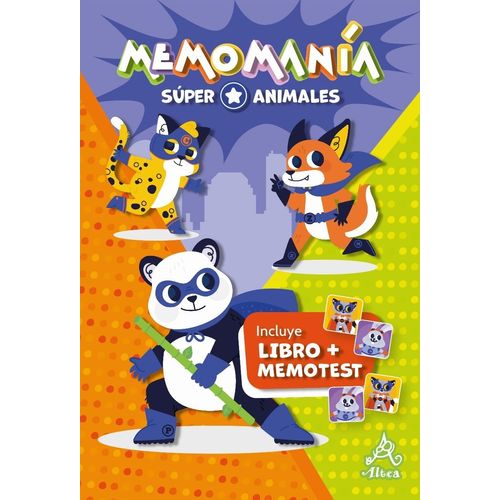 MEMOMANIA - SUPER ANIMALES - LIBRO + MEMOTEST MEMOMANIA - SUPER ANIMALES - LIBRO + MEMOTEST