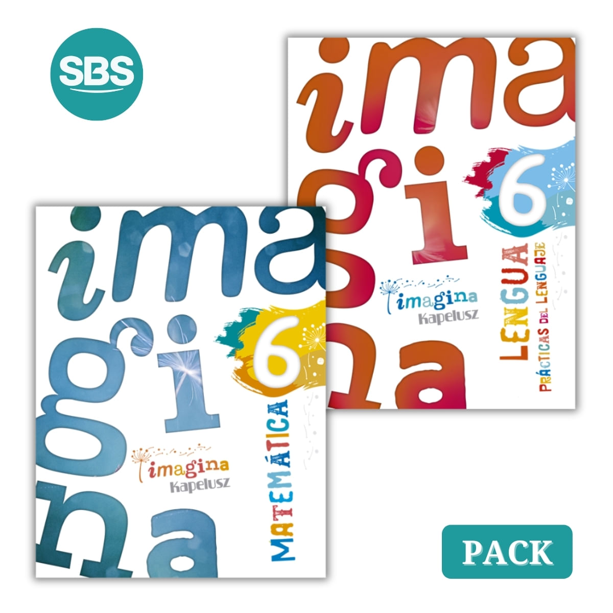 IMAGINA 6 - MATEMATICA + PRACTICAS DEL LENGUAJE - 2 LIBROS