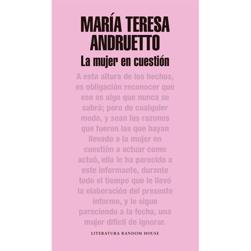 LA MUJER EN CUESTION - MARIA TERESA ANDRUETTO