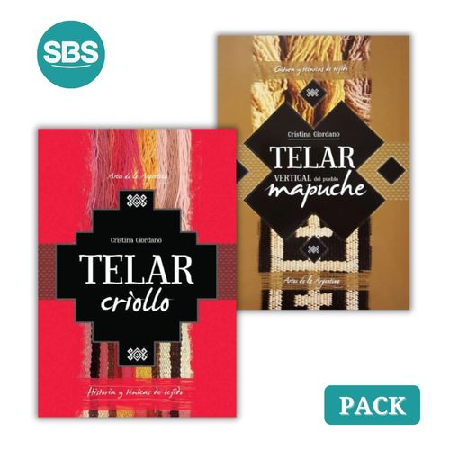 PACK TELAR - CRIOLLO + MAPUCHE - 2 LIBROS