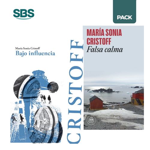 BAJO INFLUENCIA + FALSA CALMA - CRISTOFF - 2 LIBROS