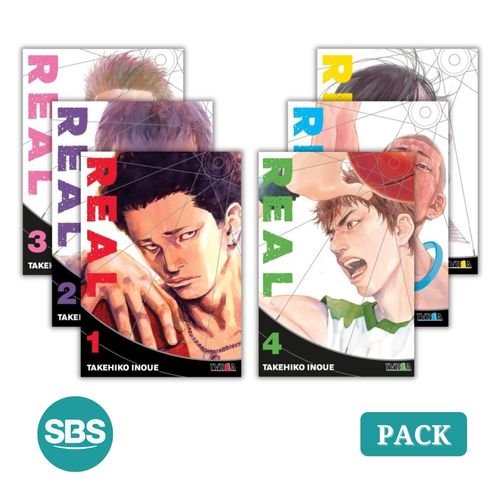 PACK MANGA REAL - VOL. 1 AL 6 - 6 LIBROS