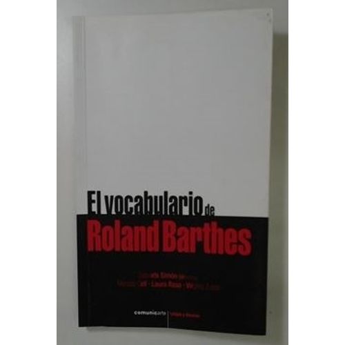 EL VOCABULARIO DE ROLAND BARTHES - SIMON