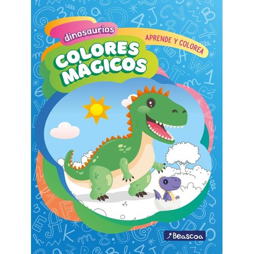 DINOSARUIOS - COLORES MAGICOS - APRENDE Y COLOREA