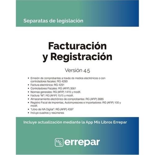 FACTURACION Y REGISTRACION - VERSION 4.5