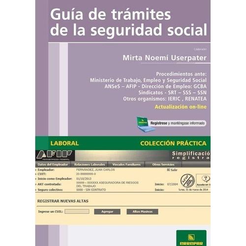 GUIA DE TRAMITES DE LA SEGURIDAD SOCIAL - MIRTA N. USERPATER