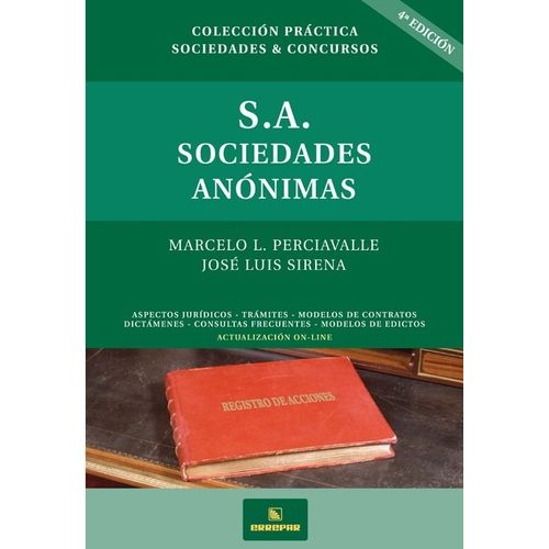 S.A. - SOCIEDADES ANONIMAS 4TA. EDICION - PERCIAVALLE / SIRE