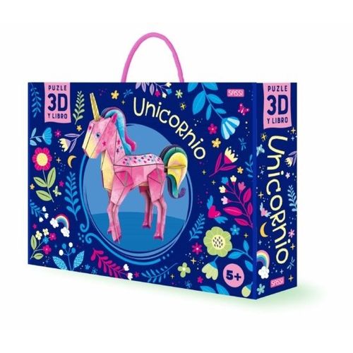 UNICORNIO - PUZZLE 3D Y LIBRO