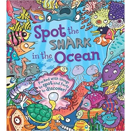 SPOT THE SHARK IN THE OCEAN