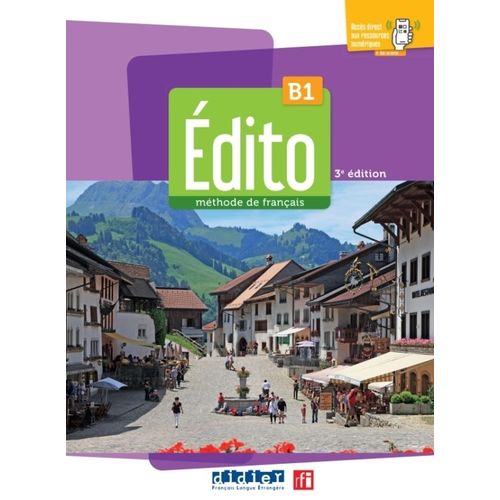 EDITO B1 3/ED. - LIVRE + DIDIERFLEAPP