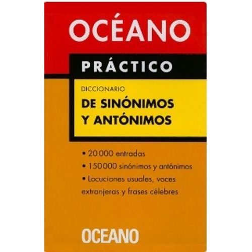 OCEANO DICCIONARIO DE SINONIMOS Y ANTONIMOS