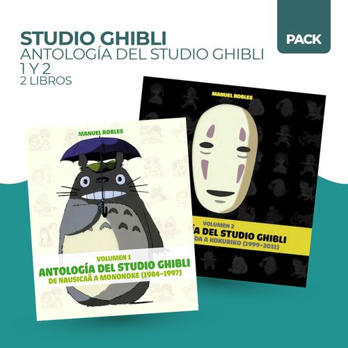 ANTOLOGIA DEL ESTUDIO GHIBLI 1 y 2 - 2 LIBROS