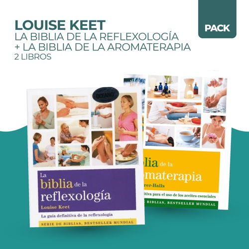 BIBLIA DE LA REFLEXOLOGIA + BIBLIA DE LA AROMATERAPIA - 2 LI