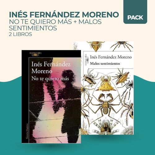 NO TE QUIERO MAS + MALOS SENTIMIENTOS - 2 LIBROS - FERNANDEZ
